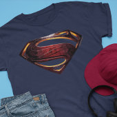 Justice League | Metallic Superman-symbool T-shirt