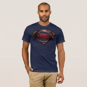 Justice League | Metallic Superman-symbool T-shirt (Voorkant volledig)
