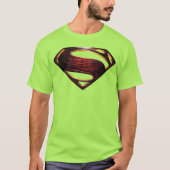 Justice League | Metallic Superman-symbool T-shirt (Voorkant)