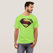 Justice League | Metallic Superman-symbool T-shirt (Voorkant volledig)
