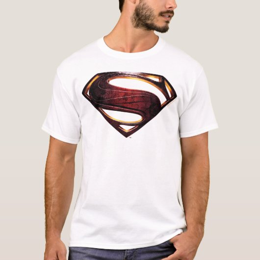 Justice League | Metallic Superman-symbool T-shirt (Voorkant)