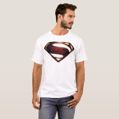Justice League | Metallic Superman-symbool T-shirt (Voorkant volledig)