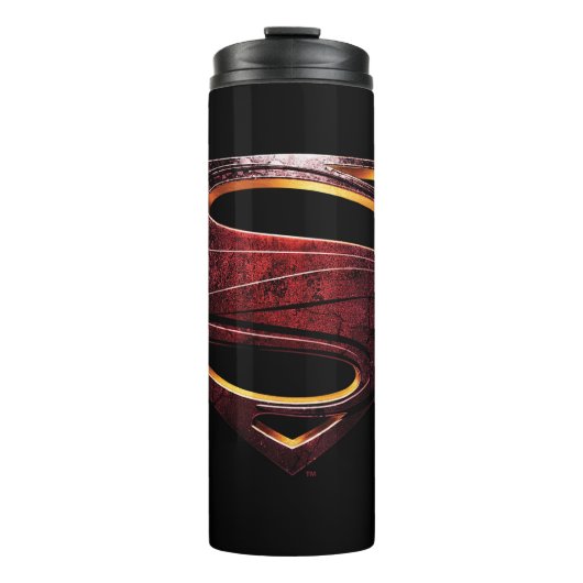 Justice League | Metallic Superman-symbool Thermosbeker (Voorkant)