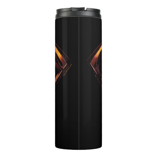 Justice League | Metallic Superman-symbool Thermosbeker (Achterkant)