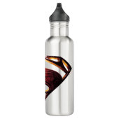 Justice League | Metallic Superman-symbool Waterfles (Rechts)