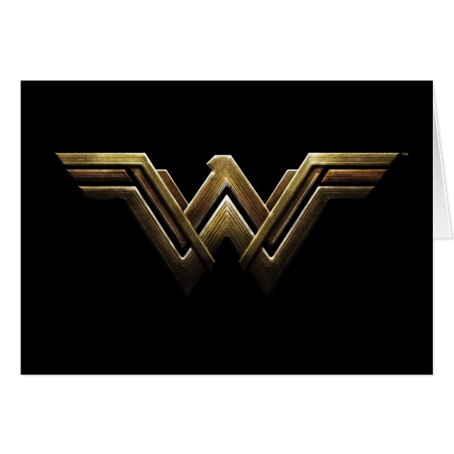 Justice League | Metallic Wonder Woman Symbol (Voorkant Horizontaal)