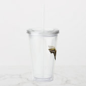Justice League | Metallic Wonder Woman Symbol Acryl Drinkbeker (Rechts)