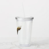 Justice League | Metallic Wonder Woman Symbol Acryl Drinkbeker (Links)