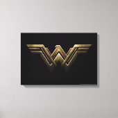 Justice League | Metallic Wonder Woman Symbol Canvas Afdruk (Voorkant)