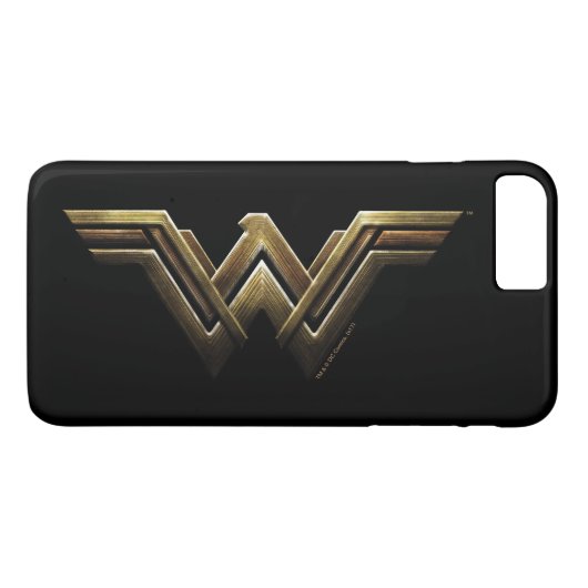Justice League | Metallic Wonder Woman Symbol Case-Mate iPhone Case (Achterkant (Horizontaal))
