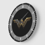 Justice League | Metallic Wonder Woman Symbol Grote Klok (Hoek)