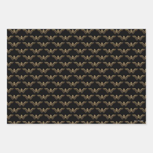 Justice League | Metallic Wonder Woman Symbol Inpakpapier Vel (Voorkant 2)
