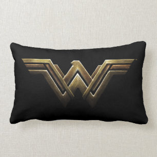 Justice League   Metallic Wonder Woman Symbol Kussen