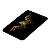 Justice League | Metallic Wonder Woman Symbol Magneet (Linkerzijde)