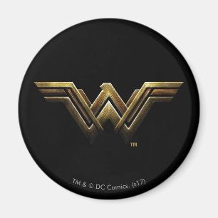 Justice League   Metallic Wonder Woman Symbol Magneet