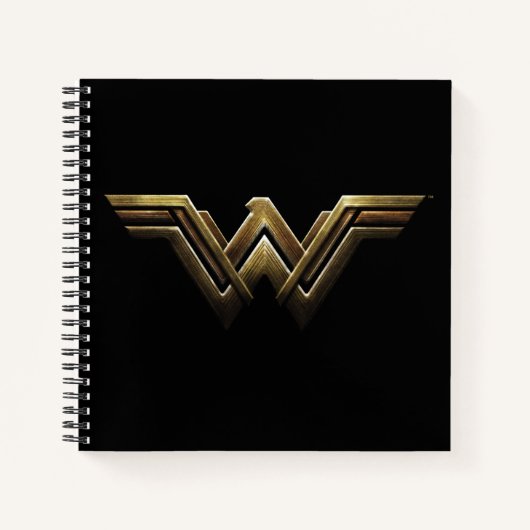 Justice League | Metallic Wonder Woman Symbol Notitieboek (Voorkant)
