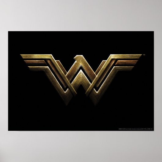 Justice League | Metallic Wonder Woman Symbol Poster (Voorkant)
