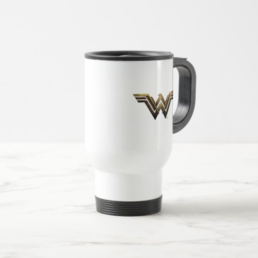 Justice League | Metallic Wonder Woman Symbol Reisbeker (Voorkant rechts)