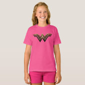 Justice League | Metallic Wonder Woman Symbol T-shirt (Voorkant volledig)