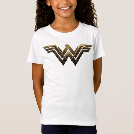 Justice League | Metallic Wonder Woman Symbol T-shirt (Voorkant)