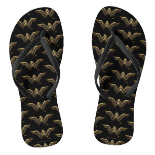 Justice League Metallic Wonder Woman Symbol Teenslippers
