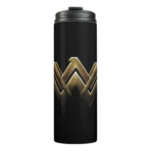 Justice League   Metallic Wonder Woman Symbol Thermosbeker