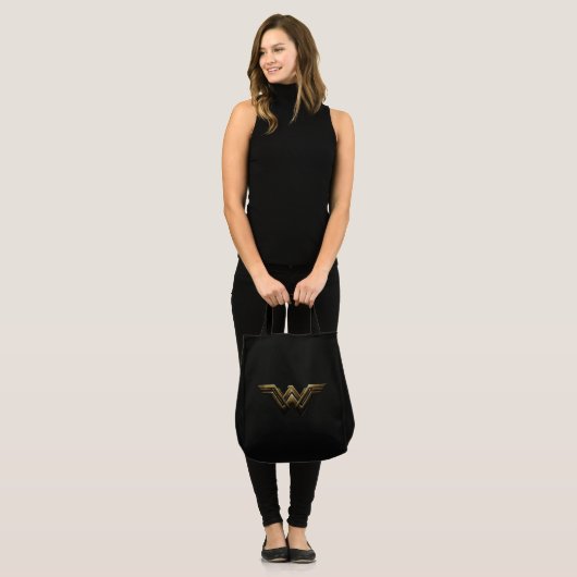 Justice League | Metallic Wonder Woman Symbol Tote Bag (Voorkant (model))