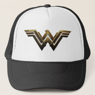 Justice League   Metallic Wonder Woman Symbol Trucker Pet