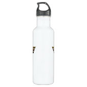 Justice League | Metallic Wonder Woman Symbol Waterfles (Achterkant)