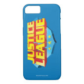 Justice League Name and Shield Logo Case-Mate iPhone Case (Achterkant)