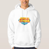 Justice League Name and Shield Logo Hoodie (Voorkant)