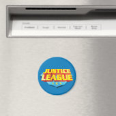 Justice League Name and Shield Logo Magneet (Insitu (Vaatwasser))
