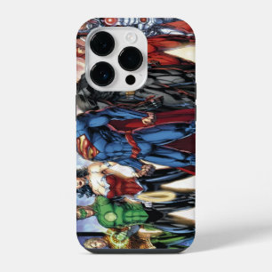 Justice League   New 52 Justice League Line Up iPhone 14 Plus Hoesje