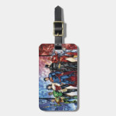 Justice League | Nieuwe 52 leden van de Rechtspleg Bagagelabel (Voorkant verticaal)