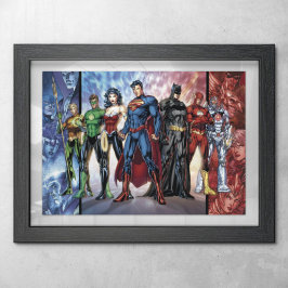 Justice League | Nieuwe 52 leden van de Rechtspleg Poster