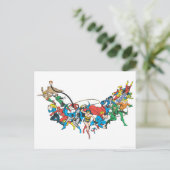 Justice League of America Group 2 Briefkaart (Staand voorkant)