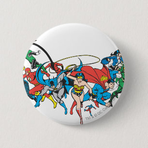 Justice League of America Group 2 Ronde Button 5,7 Cm