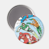 Justice League of America Group 3 Magneet (Voorkant / Achterkant)