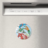 Justice League of America Group 3 Magneet (Insitu (Vaatwasser))