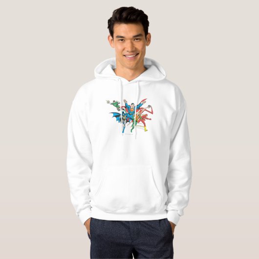Justice League of America Group 4 Hoodie (Voorkant volledig)