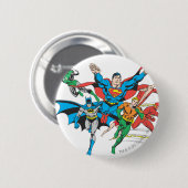 Justice League of America Group 4 Ronde Button 5,7 Cm (Voorkant /achterkant)