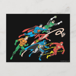 Justice League of America Group 5 Briefkaart
