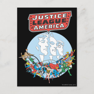Justice League of America Group Briefkaart