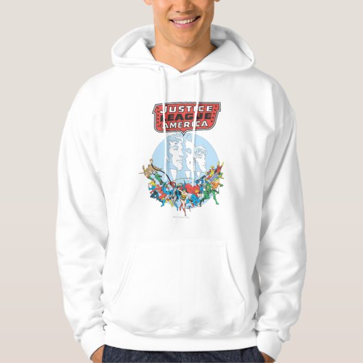 Justice League of America Group Hoodie (Voorkant)