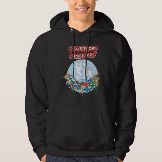 Justice League of America Group Hoodie (Voorkant)