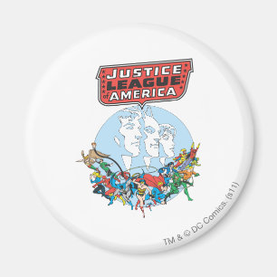 Justice League of America Group Magneet