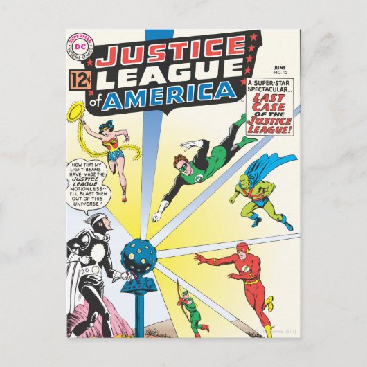 Justice League of America Issue #12 - June Briefkaart (Voorkant)