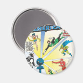 Justice League of America Issue #12 - June Magneet (Voorkant / Achterkant)