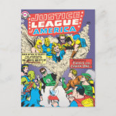 Justice League of America Issue #21 - aug Briefkaart (Voorkant)