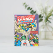 Justice League of America Issue #21 - aug Briefkaart (Staand voorkant)